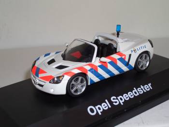 Opel Speedster Politie Holland - Schuco Modellauto